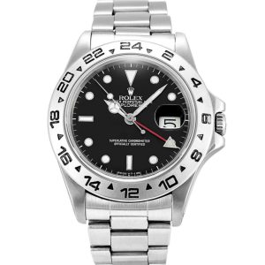 Replica Rolex Explorer 40mm Black Dial 16550