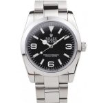 Replica Rolex Explorer 36mm Black Dial 98087