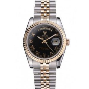 Superclone Rolex Day-Date 36mm Black Dial SRL78