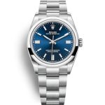 Replica Rolex Oyster Perpetual Lady 28mm Blue Dial 276200