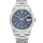 Replica Rolex Oyster Perpetual Date 34mm Blue Dial 15210