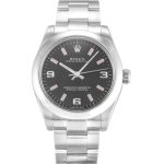 Replica Rolex Oyster Perpetual Lady 31mm Black Dial 177200