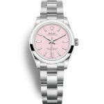 Replica Rolex Oyster Perpetual Lady 34mm Candy Pink Dial 124200