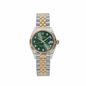 Datejust 31 278273 'Ladies' Yellow Gold Stainless Steel Green Dial (2023)