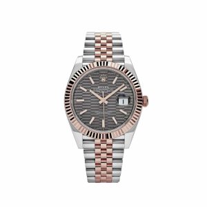 Datejust 41 126331 Rose Gold Stainless Steel Grey Motif Dial Jubilee (2024)