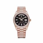 Day-Date 40 228345RBR Rose Gold Eisenkiesel Diamond Dial Diamond Bezel (2025)