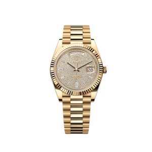 Day-Date 40 228238 Yellow Gold Diamond Pavé Dial (2025)