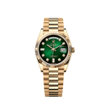 Day-Date 36 128238 Yellow Gold Green Diamond Dial (2024)
