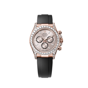 Daytona 126535TBR Rose Gold Sundust Diamond Dial Diamond Bezel