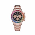 Daytona 116595RBOW 'Rainbow' Rose Gold Black Dial Sapphire Bezel (2022)
