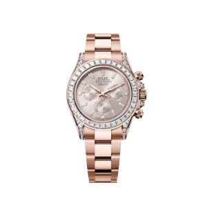 Daytona 126595TBR Rose Gold Sundust Diamond Dial Diamond Bezel