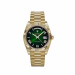 Day-Date 40 228238 Yellow Gold Green Ombre Roman Numeral Dial