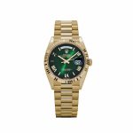 Day-Date 36 128238 Yellow Gold Green Ombre Roman Numeral Dial (2024)
