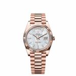 Day-Date 40 228235 Rose Gold Mother Of Pearl Diamond Dial