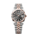 Datejust 36 126231 Rose Gold Stainless Steel Slate Motif Diamond Dial (2023)