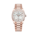 Day-Date 36 128345RBR Rose Gold Mother of Pearl Diamond Bezel (2025)