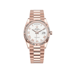 Day-Date 36 128235 Rose Gold White Dial