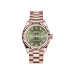 Datejust 28 279175 'Ladies' Rose Gold Olive Diamond Dial (2025)