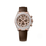 Daytona 'Giraffe' Rose Gold Chestnut Brown Dial Diamond Bezel Oysterflex