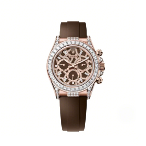 Daytona 'Giraffe' Rose Gold Chestnut Brown Dial Diamond Bezel Oysterflex