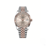 Datejust 41 126331 Rose Gold Stainless Steel Sundust Dial Jubilee (2024)