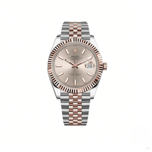 Datejust 41 126331 Rose Gold Stainless Steel Sundust Dial Jubilee (2024)