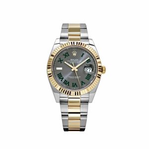 Datejust 41 126333 Yellow Gold Stainless Steel Wimbledon Slate Dial Oyster (2024)