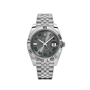 Datejust 41 126334 'Wimbledon' Stainless Steel Slate Dial Jubilee (2025)