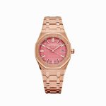 Royal Oak 77450OR.OO.1361OR.01 'Ladies' Rose Gold Pink Dial (2024)