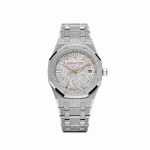 Royal Oak 77450BC.GG.1361BC.01 Frosted White Gold Crystal Sand Dial (2025)