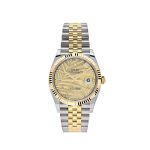 Datejust 36 126233 Stainless Steel Yellow Gold Palm Motif Dial Jubilee