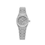 Royal Oak 67630BC.GG.1312BC.01-B 'Mini' Frosted White Gold Grey Dial (2024)