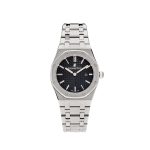 Royal Oak 67650ST.OO.1261ST.01 Lady Quartz Steel Black Dial