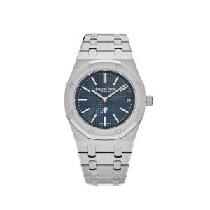 Royal Oak 16202ST.OO.1240ST.01 'Jumbo' Extra-Thin 50th Anniversary Stainless Steel Blue Dial (2022)