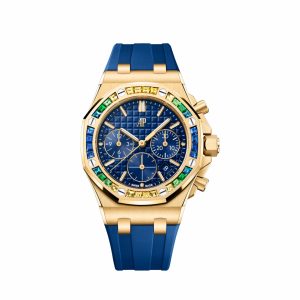Royal Oak Offshore 26236BA.YY.D346CA.01 Yellow Gold Sapphire Dial (2023)