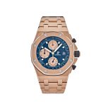 Royal Oak Offshore 26238OR.OO.2000OR.01 Chronograph 'Brick' Rose Gold Blue Dial (2024)