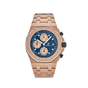 Royal Oak Offshore 26238OR.OO.2000OR.01 Chronograph 'Brick' Rose Gold Blue Dial (2024)