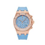 Royal Oak Offshore 26231OR.ZZ.A085CA.01 Chronograph Rose Gold Blue Dial Diamond Bezel (2023)