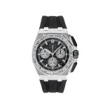 Royal Oak Offshore 26424BC.ZZ.D002CA.01 Chronograph White Gold Black Dial Diamond Bezel (2024)