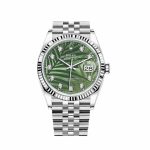 Datejust 36 126234 White Gold Stainless Steel Palm Motif Diamond Dial Jubilee (2023)