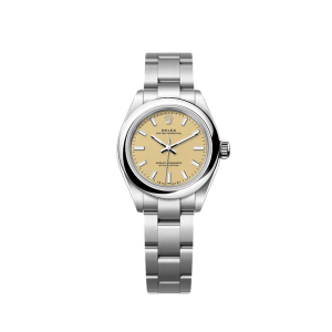 Oyster Perpetual 28 276200 'Ladies' Stainless Steel Beige Dial (2025)
