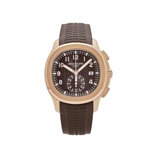 Aquanaut 5968R-001 Chronograph Rose Gold Brown Dial (2025)