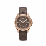Aquanaut 5268/200R-010 Rose Gold Taupe Brown Dial Diamond Bezel