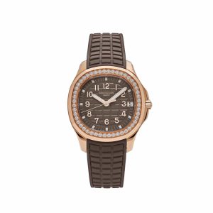 Aquanaut 5268/200R-010 Rose Gold Taupe Brown Dial Diamond Bezel