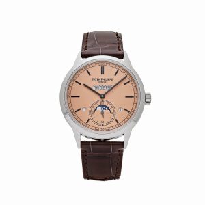 Grand Complications 5236P-010 In-Line Perpetual Calendar Platinum Salmon Dial(2024)