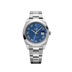 Datejust 41 126300 Stainless Steel Blue Roman Dial Oyster (2025)