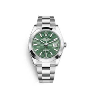 Datejust 41 126300 Stainless Steel Green Fluted-Motif Dial Oyster (2023)
