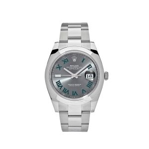 Datejust 41 126300 'Wimbledon' Stainless Steel Slate Dial Jubilee (2024)