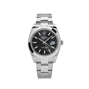 Datejust 41 126300 Stainless Steel Black Dial Oyster (2024)