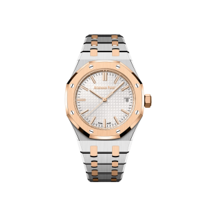 Royal Oak 15550SR.OO.1356SR.01 Stainless Steel Rose Gold White Dial (2024)